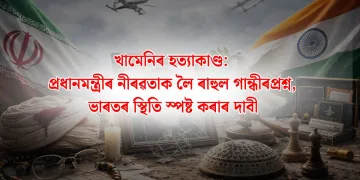 খামেনিৰ হত্যাকাণ্ড: প্ৰধানমন্ত্ৰীৰ নীৰৱতাক লৈ ৰাহুল গান্ধীৰ প্ৰশ্ন, ভাৰতৰ স্থিতি স্পষ্ট কৰাৰ দাবী