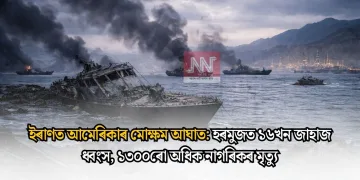 ইৰাণত আমেৰিকাৰ মোক্ষম আঘাত: হৰমুজত ১৬খন জাহাজ ধ্বংস, ১৩০০ৰো অধিক নাগৰিকৰ মৃত্যু