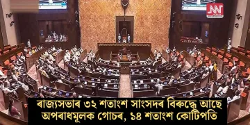 ৰাজ্যসভাৰ ৩২ শতাংশ সাংসদৰ বিৰুদ্ধে আছে অপৰাধমূলক গোচৰ, ১৪ শতাংশ কোটিপতি