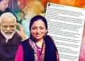 গান্ধীৰ সৈতে কৰিছিল তুলনা; এতিয়া মোডীৰ বিৰুদ্ধে বিস্ফোৰক সেই ‘হিন্দুত্ববাদী’ লেখিকা, কি অভিযোগ মধুপূৰ্ণিমাৰ?