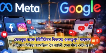 ফেচবুক আৰু ইউটিউবৰ বিৰুদ্ধে গুৰুত্বপূৰ্ণ ৰায়দান: ছ’চিয়েল মিডিয়া আসক্তিক লৈ আইনী মেৰপেঁচত মেটা-গুগল