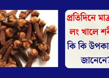 প্ৰতিদিনে মাত্ৰ এটা লং খালে শৰীৰৰ কি কি উপকাৰ হয় জানেনে?