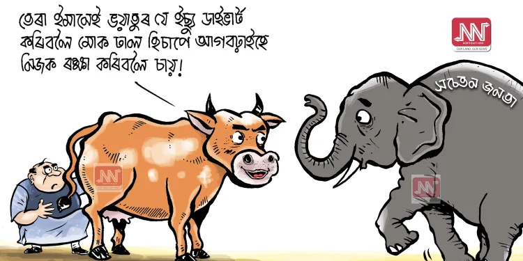 cartoon by Nituparna Rajbongshi.
www.cartoonistnituparna.org