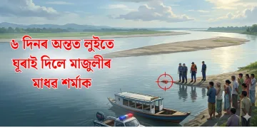 মাজুলীত উদ্ধাৰ ৬ দিন পূৰ্বে ব্রহ্মপুত্ৰত সন্ধানহীন ব্যক্তিৰ মৃতদেহ