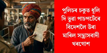 পুলিচৰ চকুত ধূলি দি ভুৱা পাচপৰ্টেৰে বিদেশলৈ উৰা মাৰিল সন্ত্ৰাসবাদী খৰগোশ