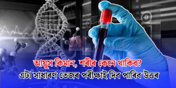 আয়ুস কিমান, শৰীৰ কেনে থাকিব? এটা সাধাৰণ তেজৰ পৰীক্ষাই দিব পাৰিব উত্তৰ