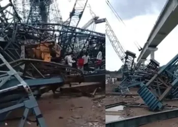 প্ৰচণ্ড ধুমুহাৰ ফলত ভাঙি পৰিল নিৰ্মাণৰত দলং; কমেও ৬ জনৰ মৃত্যু, বহুকেইজন আহত