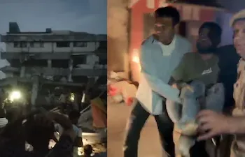 দিল্লীত হঠাতে ভাঙি পৰিল পাঁচ মহলীয়া অট্টালিকা; বহু হতাহতৰ আশংকা