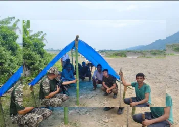 সীমান্তত পুনৰ নগাৰ আগ্ৰাসন! উৰিয়ামঘাটত বন বিভাগৰ শিবিৰ জ্বলাই দিলে শতাধিক নগা আগ্ৰাসীয়ে
