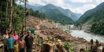 উত্তৰ-পূৰ্বাঞ্চলৰ পৰিৱেশতন্ত্ৰৰ ওপৰত আক্ৰমণ : দুটা জলবিদ্যুৎ প্ৰকল্পৰ বাবে কটা হ’ব ৮০ হাজাৰতকৈ অধিক গছ, ধ্বংস হ’ব বৃহৎ বনাঞ্চল