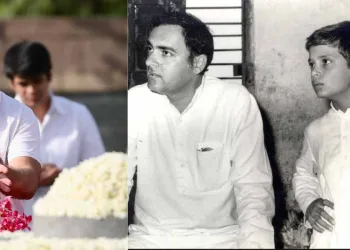 ৰাজীৱ গান্ধীৰ মৃত্যুবাৰ্ষিকীত আৱেগিক ৰাহুল গান্ধী : শ্বেয়াৰ কৰিলে ল’ৰালি কালত পিতৃৰ লগত তোলা ছবি