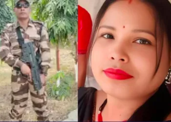 চিৰাঙত তীব্ৰবেগী গাড়ীৰ খুন্দাত থিতাতে নিহত স্কুটাৰ আৰোহী পত্নীসহ চিআইএছএফৰ জোৱান