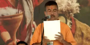 গেৰুৱা হ’ল পশ্চিমবংগ! মোডী-শ্বাহৰ উপস্থিতিত মুখ্যমন্ত্ৰী হিচাপে শপত ল’লে শুভেন্দু অধিকাৰীয়ে