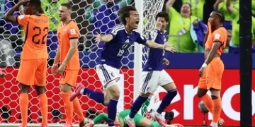 দুবাৰকৈ পিছ পৰি দুবাৰেই দুৰ্দান্ত প্ৰত্যাৱৰ্তন; নেদাৰলেণ্ডৰ বিৰুদ্ধে জাপানে দেখুৱালে ৰোমাঞ্চকৰ খেল