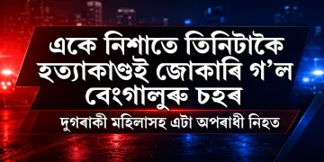 একে নিশাতে তিনিটাকৈ হত্যাকাণ্ডই জোকাৰি গ’ল বেংগালুৰু চহৰ : দুজনী মহিলাসহ এজন অপৰাধী নিহত