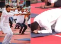 ‘ততাতৈয়াকৈ এম্বুলেন্স মাতক’, বিহাৰৰ স্বাস্থ্যমন্ত্ৰীৰ যোগাসন দেখি প্ৰতিক্ৰিয়া নেটিজেনৰ