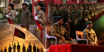 দেশপ্ৰেম আৰু অনুশাসনৰ পাঠ: গিৰিজানন্দ চৌধুৰী বিশ্ববিদ্যালয়ত এন চি চি কেডেটৰ বিশাল প্ৰশিক্ষণ শিবিৰ