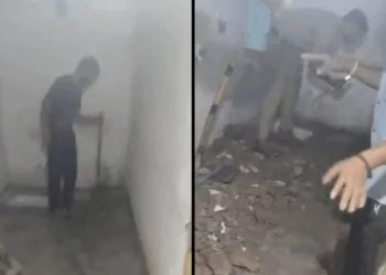 ৪৫ দিন ধৰি সন্ধানহীন ব্যক্তি, বাথৰুমৰ টাইলছ খান্দোতেই ওলাল উৱলি যোৱা মৃতদেহ, গ্ৰেপ্তাৰ পত্নী