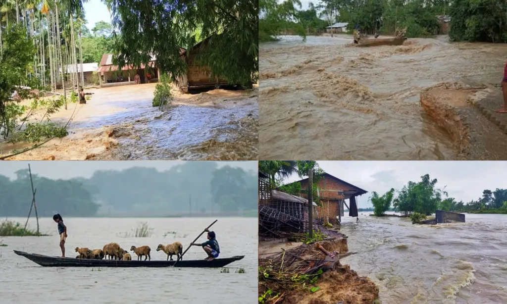 জলমগ্ন ৰাজ্যৰ ১১ জিলা! ২৪ ঘণ্টাত ১০ জনৰ প্ৰাণহানি, মুঠ মৃতকৰ সংখ্যা ৪১লৈ বৃদ্ধি