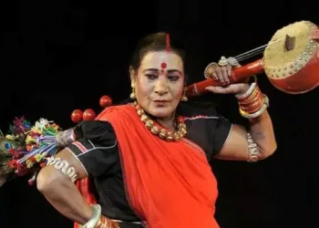পদ্মবিভূষণ বঁটা বিজয়ী কিংবদন্তি পাণ্ডৱনী কণ্ঠশিল্পী তিজান বাঈৰ দেহাৱসান