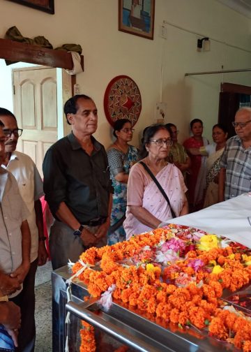 অসম ৰাজ্যিক ভাৰতীয় গোৰ্খা পৰিসংঘৰ প্ৰতিষ্ঠাপক সভানেত্ৰী পদ্মশ্ৰী গীতা উপাধ্যায়লৈ শ্ৰদ্ধাঞ্জলি জ্ঞাপন