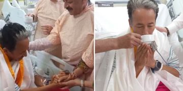 ২৬ দিন পাছত অনশন ভাঙিলে সোনম ৱাংচুকে, চিকিৎসালয়ত উপস্থিত হৈ কেন্দ্ৰীয় মন্ত্ৰীয়ে খুৱালে খাদ্য