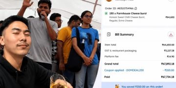 ভোকাতুৰ প্ৰতিবাদকাৰীলৈ ১৫০ খন পিজ্জা, নাগালেণ্ডৰ যুৱকৰ মানৱীয়তাই চুই গ’ল দেশবাসীৰ মন