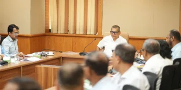 গুৱাহাটীৰ কৃত্ৰিম বান ৰোধৰ বাবে বিস্তৃত কাৰ্যপন্থা, জনতা ভৱনত উচ্চস্তৰীয় পৰ্যালোচনা বৈঠক