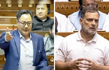 সদনৰ অচলাৱস্থাৰ মাজতে ৰাহুল গান্ধীক সাক্ষাৎ কিৰেন ৰিজিজুৰ