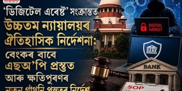 ‘ডিজিটেল এৰেষ্ট’ সংক্ৰান্তত উচ্চতম ন্যায়ালয়ৰ ঐতিহাসিক নিৰ্দেশনা: বেংকৰ বাবে এছঅ’পি প্ৰস্তুত আৰু ক্ষতিপূৰণৰ নতুন গাঁথনি প্ৰস্তুতৰ নিৰ্দেশ