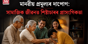 মানৱীয় প্ৰমূল্যৰ দাপোণ: সামাজিক জীৱনত শিষ্টাচাৰৰ প্ৰাসংগিকতা