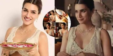 পোছাকক লৈ বিতৰ্ক! গিভাই আঁতৰালে কৃতি শেননৰ ৰক্ষা বন্ধনৰ বিজ্ঞাপন