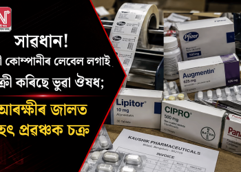 সাৱধান! নামী কোম্পানীৰ লেবেল লগাই বিক্ৰী কৰিছে ভুৱা ঔষধ; আৰক্ষীৰ জালত বৃহৎ প্ৰৱঞ্চক চক্ৰ