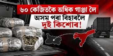 ৬০ কেজিতকৈ অধিক গাঞ্জা লৈ অসম পৰা বিহাৰলৈ দুই কিশোৰ!