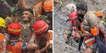 নেপালৰ বিধ্বংসী বানৰ ৯ দিন পাছত জলবিদ্যুৎ প্ৰকল্পৰ সুৰংগৰ পৰা জীৱন্তে উদ্ধাৰ দুজন শ্ৰমিক