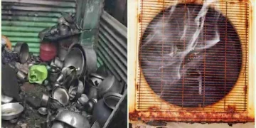 নিশা শুই আছিল পৰিয়ালটো; হঠাৎ ফ্ৰীজত বিস্ফোৰণ ঘটিল! অগ্নিদগ্ধ হৈ মৃত্যু ৪ জনৰ