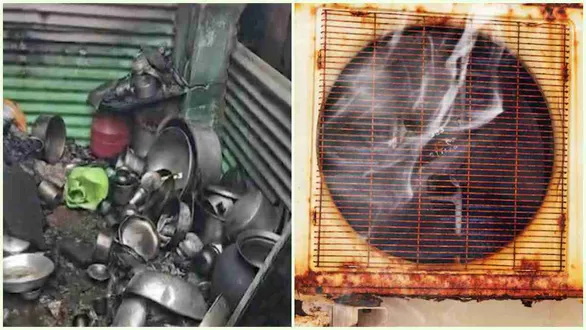 নিশা শুই আছিল পৰিয়ালটো; হঠাৎ ফ্ৰীজত বিস্ফোৰণ ঘটিল! অগ্নিদগ্ধ হৈ মৃত্যু ৪ জনৰ