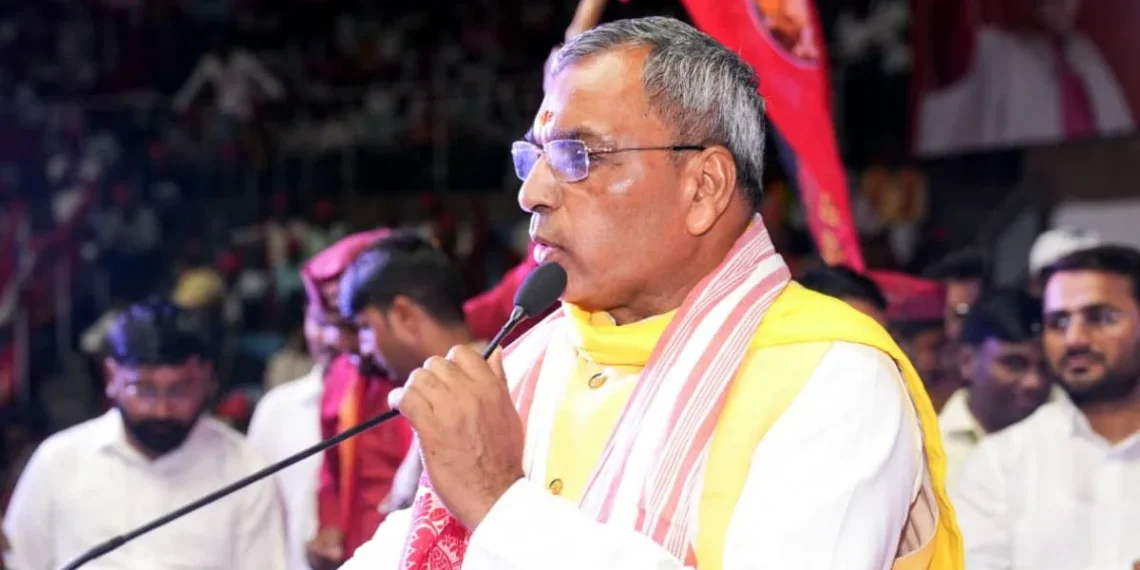 পৃথক ৰাজ্যৰ দাবী তুলিলে উত্তৰ প্ৰদেশৰ যোগী চৰকাৰৰ মন্ত্ৰী ওমপ্ৰকাশ ৰাজভৰে। ফটোঃ সংগ্ৰহীত।