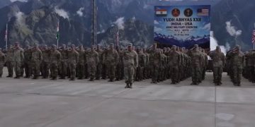 চীন আৰু পাকিস্তানলৈ কঠোৰ বাৰ্তা! থৰ মৰুভূমি আৰু হিমালয়ত একেলগে আৰম্ভ হ’ল ভাৰত-আমেৰিকাৰ যুটীয়া সামৰিক অনুশীলন ‘যুদ্ধ অভ্যাস ২০২৬’