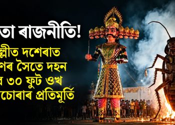 ধৰ্মতো ৰাজনীতি! দিল্লীত দশেৰাত ৰাৱণৰ সৈতে দহন হ’ব ৩০ ফুট ওখ পঁইতাচোৰাৰ প্ৰতিমূৰ্তি