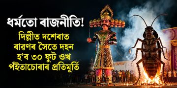 ধৰ্মতো ৰাজনীতি! দিল্লীত দশেৰাত ৰাৱণৰ সৈতে দহন হ’ব ৩০ ফুট ওখ পঁইতাচোৰাৰ প্ৰতিমূৰ্তি